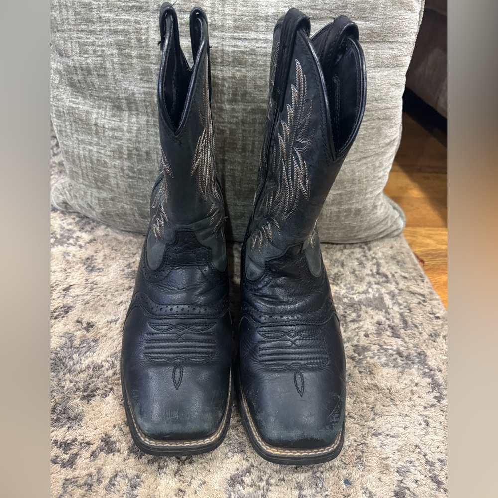 Ariat® Men's Black Sport Square Toe Western Boot 10016292 Size 8.5 no steel toe